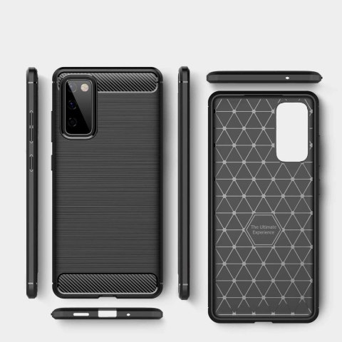 Carbon Case elastyczne etui pokrowiec Samsung Galaxy S20 FE 5G czarny Carbon Case elastyczne etui pokrowiec Samsung Galaxy S20 FE 5G czarny