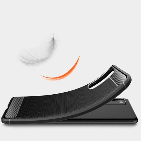 Carbon Case elastyczne etui pokrowiec Samsung Galaxy S20 FE 5G czarny Carbon Case elastyczne etui pokrowiec Samsung Galaxy S20 FE 5G czarny