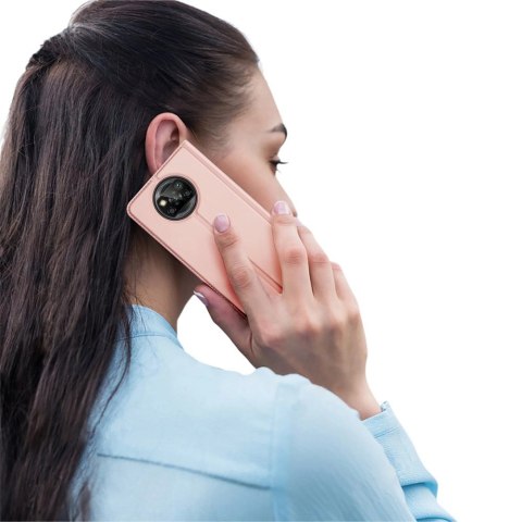 DUX DUCIS Skin Pro kabura etui pokrowiec z klapką Xiaomi Poco X3 NFC / Poco X3 Pro różowy