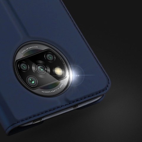 DUX DUCIS Skin Pro kabura etui pokrowiec z klapką Xiaomi Poco X3 NFC / Poco X3 Pro różowy