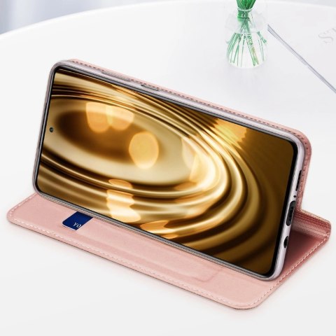 DUX DUCIS Skin Pro kabura etui pokrowiec z klapką Xiaomi Poco X3 NFC / Poco X3 Pro różowy