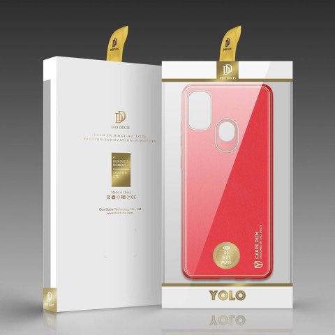 Dux Ducis Yolo eleganckie etui pokrowiec ze skóry ekologicznej Samsung Galaxy M30s czerwony Dux Ducis Yolo eleganckie etui pokrowiec ze skóry ekologicznej Samsung Galaxy M30s czerwony