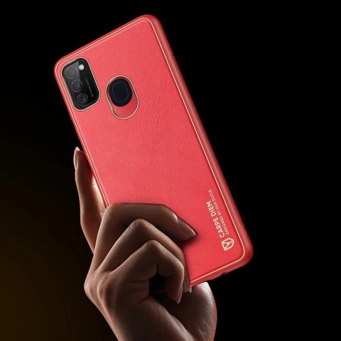 Dux Ducis Yolo eleganckie etui pokrowiec ze skóry ekologicznej Samsung Galaxy M30s czerwony Dux Ducis Yolo eleganckie etui pokrowiec ze skóry ekologicznej Samsung Galaxy M30s czerwony