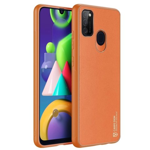 Dux Ducis Yolo eleganckie etui pokrowiec ze skóry ekologicznej Samsung Galaxy M30s pomarańczowy Dux Ducis Yolo eleganckie etui pokrowiec ze skóry ekologicznej Samsung Galaxy M30s pomarańczowy