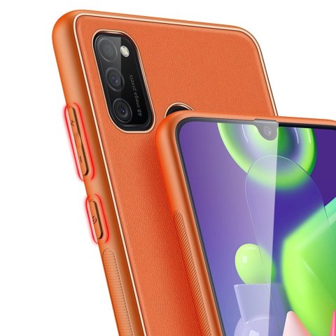Dux Ducis Yolo eleganckie etui pokrowiec ze skóry ekologicznej Samsung Galaxy M30s pomarańczowy Dux Ducis Yolo eleganckie etui pokrowiec ze skóry ekologicznej Samsung Galaxy M30s pomarańczowy