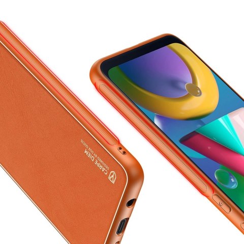 Dux Ducis Yolo eleganckie etui pokrowiec ze skóry ekologicznej Samsung Galaxy M30s pomarańczowy Dux Ducis Yolo eleganckie etui pokrowiec ze skóry ekologicznej Samsung Galaxy M30s pomarańczowy