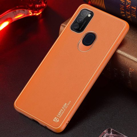 Dux Ducis Yolo eleganckie etui pokrowiec ze skóry ekologicznej Samsung Galaxy M30s pomarańczowy Dux Ducis Yolo eleganckie etui pokrowiec ze skóry ekologicznej Samsung Galaxy M30s pomarańczowy