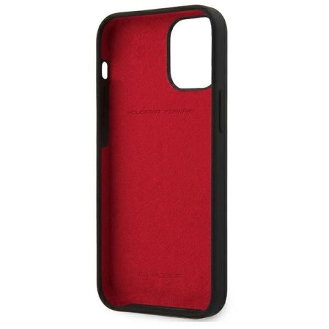 Etui Ferrari On Track Silicone na iPhone 12 mini - czarne Etui Ferrari On Track Silicone na iPhone 12 mini - czarne