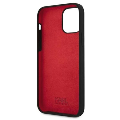 Etui Karl Lagerfeld Silicone Forever Karl na iPhone 12 mini 5,4" - czarne Etui Karl Lagerfeld Silicone Forever Karl na iPhone 12 mini 5,4" - czarne