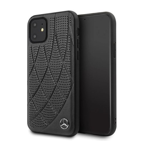 Etui Mercedes Bow Line na iPhone 12 mini - czarne Etui Mercedes Bow Line na iPhone 12 mini - czarne