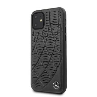 Etui Mercedes Bow Line na iPhone 12 mini - czarne