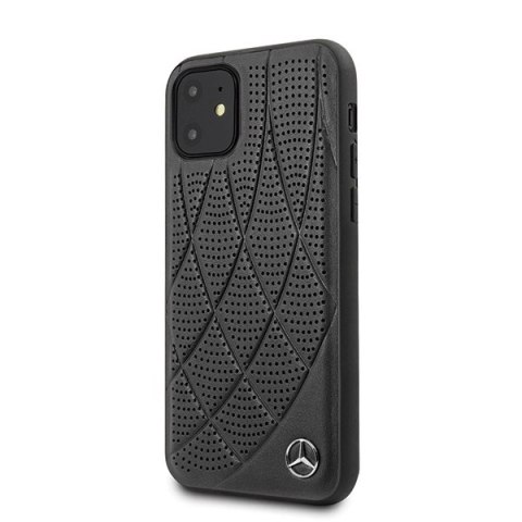 Etui Mercedes Bow Line na iPhone 12 mini - czarne Etui Mercedes Bow Line na iPhone 12 mini - czarne
