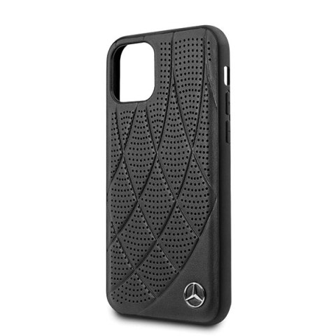 Etui Mercedes Bow Line na iPhone 12 mini - czarne Etui Mercedes Bow Line na iPhone 12 mini - czarne