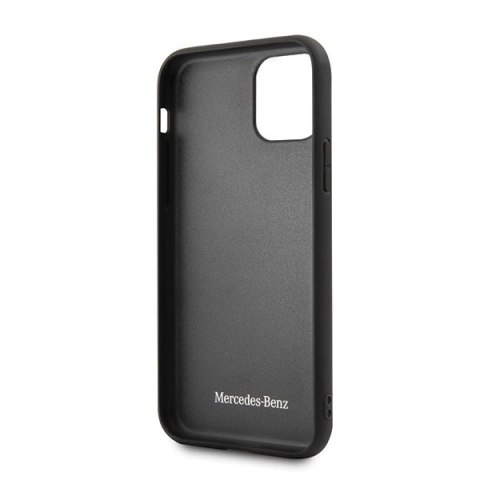 Etui Mercedes Bow Line na iPhone 12 mini - czarne Etui Mercedes Bow Line na iPhone 12 mini - czarne
