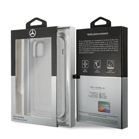 Etui Mercedes Line na iPhone 12 / iPhone 12 Pro - przezroczyste Etui Mercedes Line na iPhone 12 / iPhone 12 Pro - przezroczyste