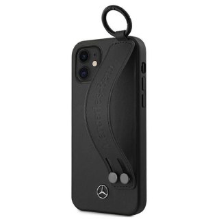Etui Mercedes Strap Line na iPhone 12 mini - czarne