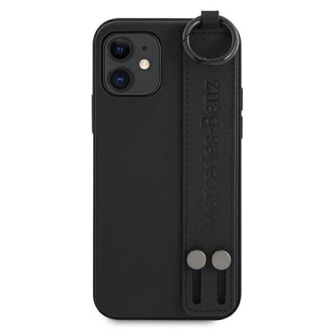 Etui Mercedes Strap Line na iPhone 12 mini - czarne Etui Mercedes Strap Line na iPhone 12 mini - czarne
