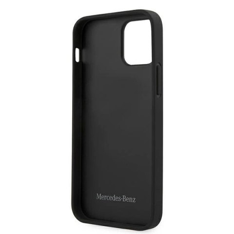 Etui Mercedes Strap Line na iPhone 12 mini - czarne Etui Mercedes Strap Line na iPhone 12 mini - czarne