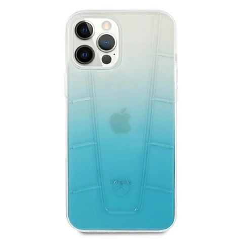 Etui Mercedes Transparent Line na iPhone 12 Pro Max - niebieskie Etui Mercedes Transparent Line na iPhone 12 Pro Max - niebieskie