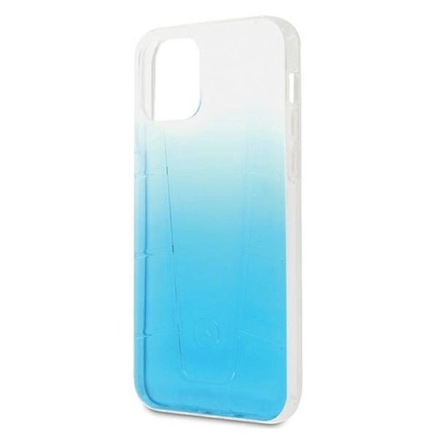 Etui Mercedes Transparent Line na iPhone 12 Pro Max - niebieskie Etui Mercedes Transparent Line na iPhone 12 Pro Max - niebieskie