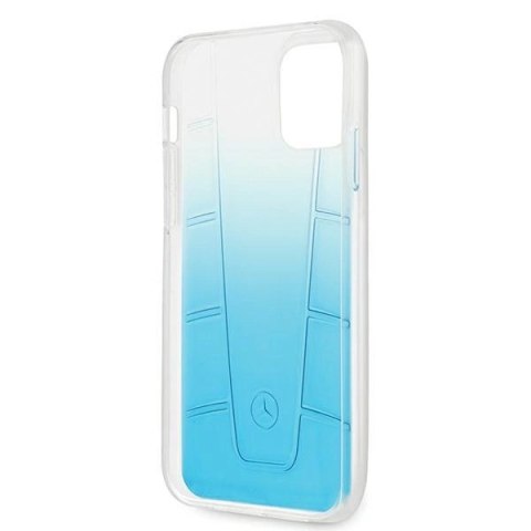 Etui Mercedes Transparent Line na iPhone 12 Pro Max - niebieskie Etui Mercedes Transparent Line na iPhone 12 Pro Max - niebieskie