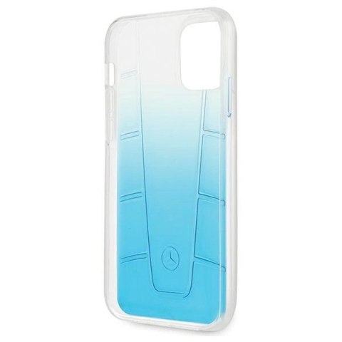 Etui Mercedes Transparent Line na iPhone 12 / iPhone 12 Pro - niebieskie