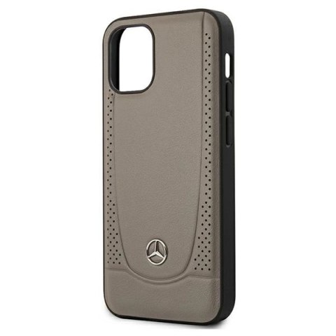 Etui Mercedes Urban Line na iPhone 12 mini - brązowe
