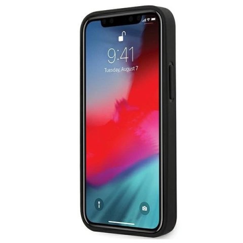 Etui Mercedes Wave Line na iPhone 12 mini - czarne Etui Mercedes Wave Line na iPhone 12 mini - czarne