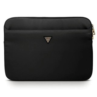 Pokrowiec Guess Nylon Triangle Logo na laptopa 13" - czarny