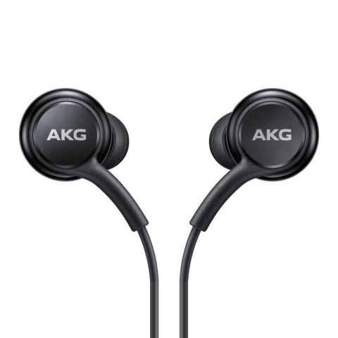 Słuchawki Samsung AKG EO-IC100BBEGEU przewodowe dokanałowe USB-C - czarne