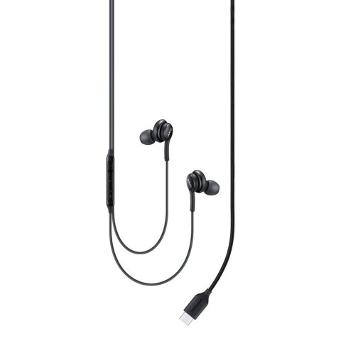 Słuchawki Samsung AKG EO-IC100BBEGEU przewodowe dokanałowe USB-C - czarne