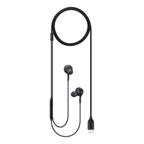 Słuchawki Samsung AKG EO-IC100BBEGEU przewodowe dokanałowe USB-C - czarne