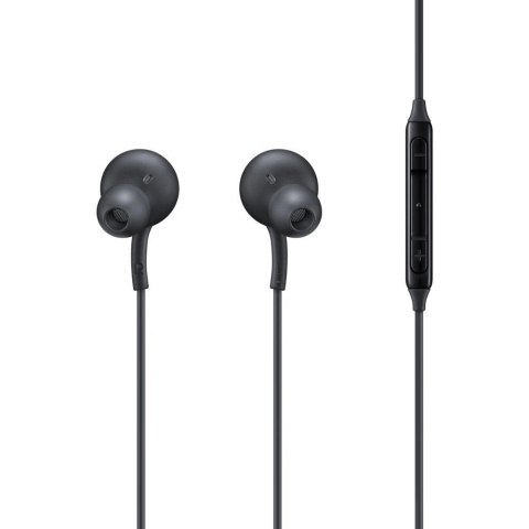Słuchawki Samsung AKG EO-IC100BBEGEU przewodowe dokanałowe USB-C - czarne