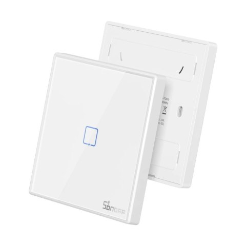 Sonoff T2EU2C-RF dwukanałowy dotykowy włącznik światła przełącznik przycisk Wi-Fi na pilot 433 MHz biały (M0802030010) Sonoff T2EU2C-RF dwukanałowy dotykowy włącznik światła przełącznik przycisk Wi-Fi na pilot 433 MHz biały (M0802030010)