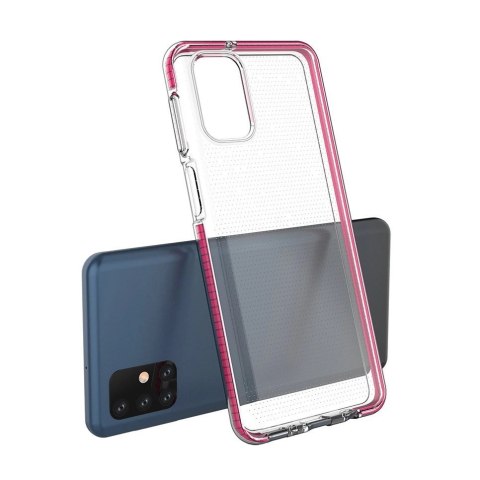 Spring Case pokrowiec żelowe etui z kolorową ramką do Samsung Galaxy M51 czarny Spring Case pokrowiec żelowe etui z kolorową ramką do Samsung Galaxy M51 czarny