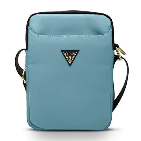 Torba Guess Nylon Triangle Logo na tablet 10" - niebieska Torba Guess Nylon Triangle Logo na tablet 10" - niebieska