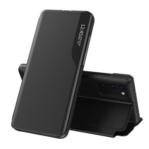 Eco Leather View Case elegancki futerał etui z klapką i funkcją podstawki Samsung Galaxy A52s 5G / A52 5G / A52 4G czarny Eco Leather View Case elegancki futerał etui z klapką i funkcją podstawki Samsung Galaxy A52s 5G / A52 5G / A52 4G czarny