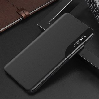 Eco Leather View Case elegancki futerał etui z klapką i funkcją podstawki Samsung Galaxy A52s 5G / A52 5G / A52 4G czarny