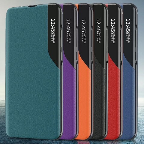 Eco Leather View Case elegancki futerał etui z klapką i funkcją podstawki Samsung Galaxy A52s 5G / A52 5G / A52 4G niebieski Eco Leather View Case elegancki futerał etui z klapką i funkcją podstawki Samsung Galaxy A52s 5G / A52 5G / A52 4G niebieski