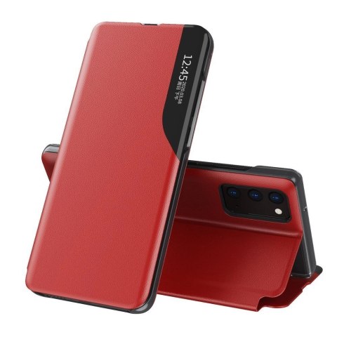 Eco Leather View Case elegancki futerał etui z klapką i funkcją podstawki Samsung Galaxy A53 czerwony
