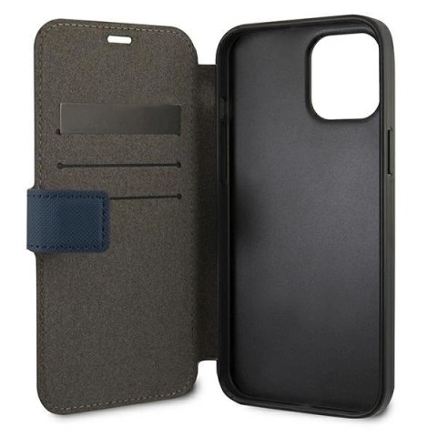 Etui U.S. Polo Assn. Embroidery Collection na iPhone 12 / iPhone 12 Pro - granatowe
