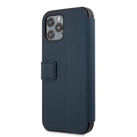 Etui U.S. Polo Assn. Embroidery Collection na iPhone 12 / iPhone 12 Pro - granatowe