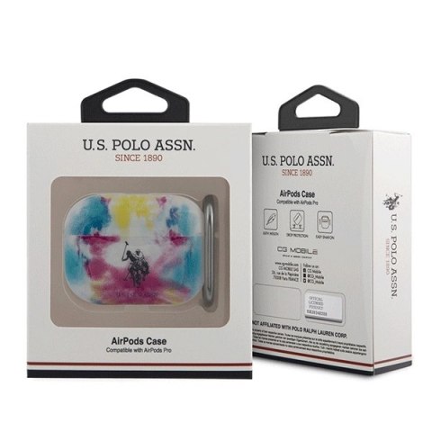 Etui U.S. Polo Assn. Tie & Dye Collection na AirPods Pro - wielokolorowe