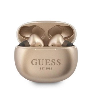 Guess słuchawki Bluetooth GUTWS1CGO TWS + stacja dokująca złoty/gold