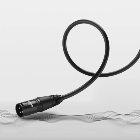 Kabel Ugreen AV130 66719 audio XLR (żeński) - XLR (męski) do mikrofonu / wzmacniacza 5m - czarny Kabel Ugreen AV130 66719 audio XLR (żeński) - XLR (męski) do mikrofonu / wzmacniacza 5m - czarny
