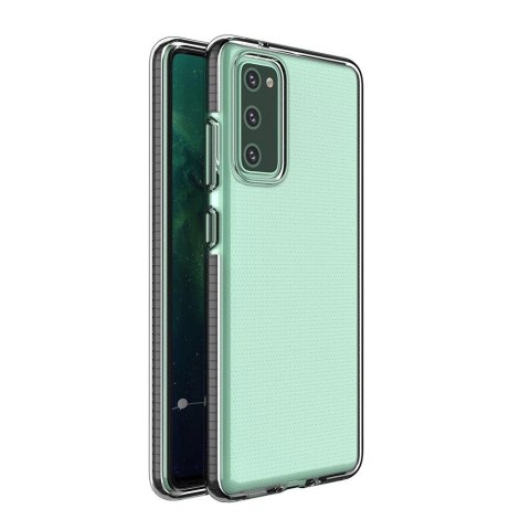 Spring Case pokrowiec żelowe etui z kolorową ramką do Samsung Galaxy S21+ 5G (S21 Plus 5G) czarny Spring Case pokrowiec żelowe etui z kolorową ramką do Samsung Galaxy S21+ 5G (S21 Plus 5G) czarny