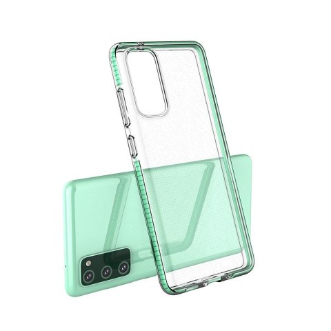 Spring Case pokrowiec żelowe etui z kolorową ramką do Samsung Galaxy S21+ 5G (S21 Plus 5G) czarny Spring Case pokrowiec żelowe etui z kolorową ramką do Samsung Galaxy S21+ 5G (S21 Plus 5G) czarny