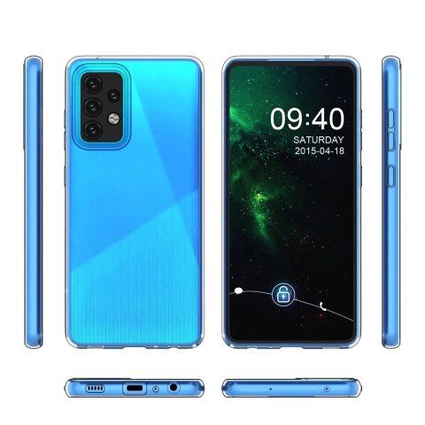 Żelowy pokrowiec etui Ultra Clear 0.5mm Samsung Galaxy A52s 5G / A52 5G / A52 4G przezroczysty Żelowy pokrowiec etui Ultra Clear 0.5mm Samsung Galaxy A52s 5G / A52 5G / A52 4G przezroczysty