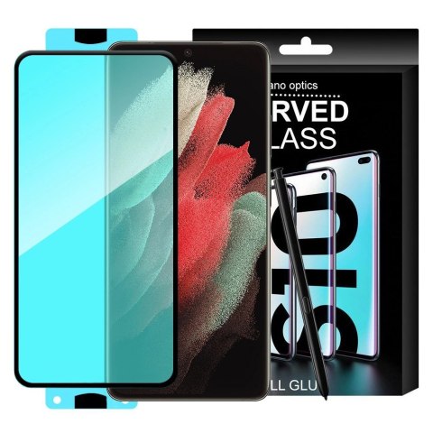 3D Edge Nano Flexi Glass folia szklana szkło hartowane na cały ekran z ramką Samsung Galaxy S21 Ultra 5G przezroczysty 3D Edge Nano Flexi Glass folia szklana szkło hartowane na cały ekran z ramką Samsung Galaxy S21 Ultra 5G przezroczysty