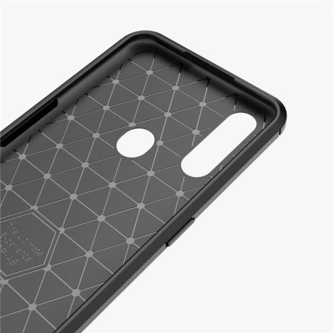 Carbon Case elastyczne etui pokrowiec Oppo A31 czarny Carbon Case elastyczne etui pokrowiec Oppo A31 czarny